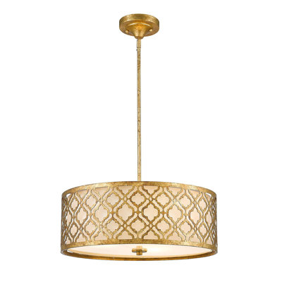 Aubreeana 3 - Light Statement Drum Chandelier