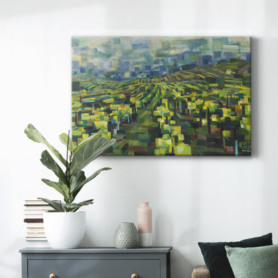 Yellow Grapevines Forever-Gallery Wrapped Canvas