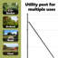 Fence Posts Manual 7 Pcs Galvanised Steel-2133237139-2133237149
