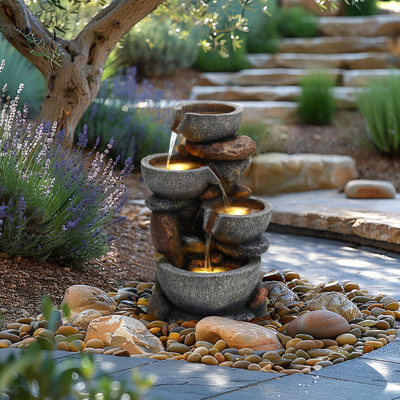 Outdoor Weather Resistant Floor Fountain