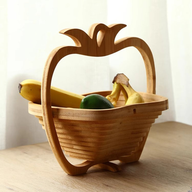 Lark Manor Bamboo Fruit Basket