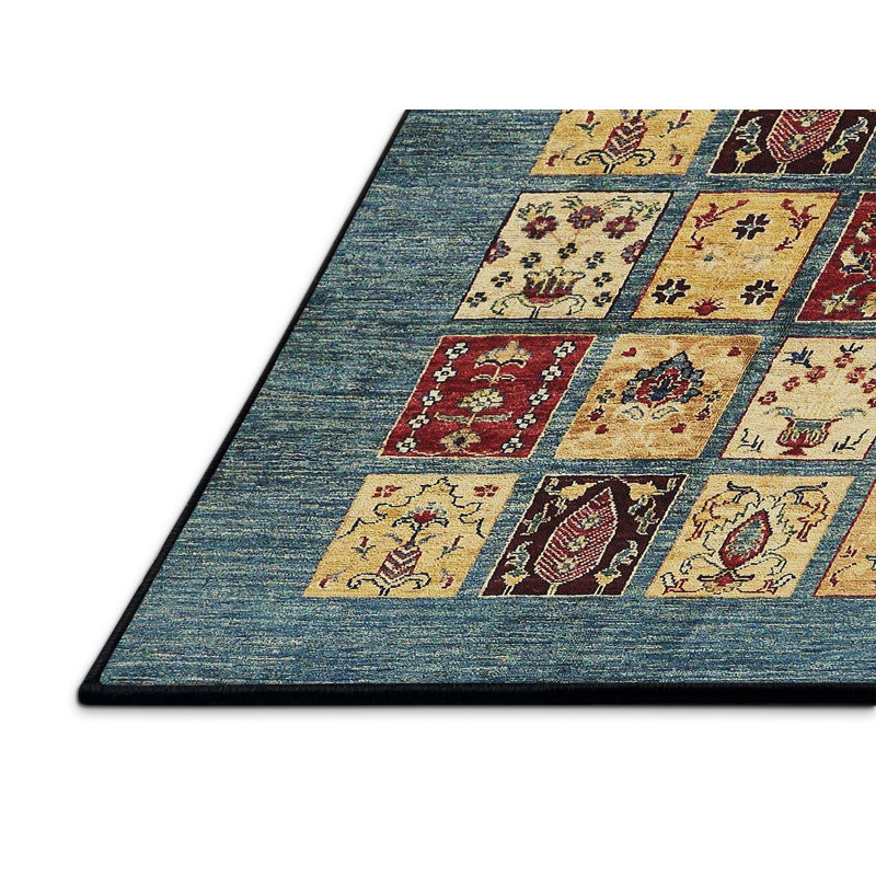 Tapis abstrait 615, Rectangle 8 pi x 10 pi