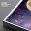 Lune dans la galaxie - cadre flottant, impression sur toile-63503232-63503233