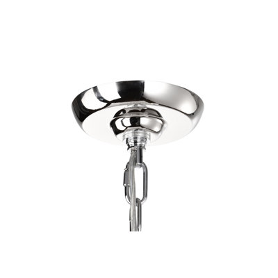 Lustre en cristal à 9 niveaux Symphony - plafonnier E12 à intensité variable avec chaîne réglable