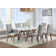 Tateos 6 - Person Four Leg Dining Set