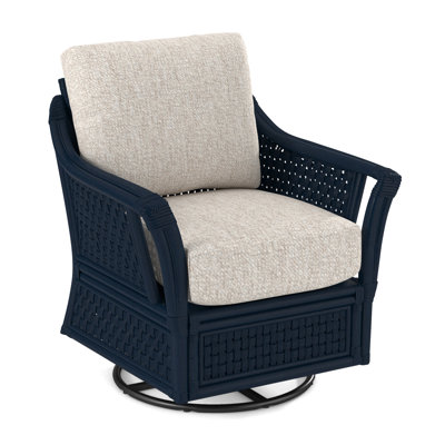 Boca Upholstered Swivel Armchair