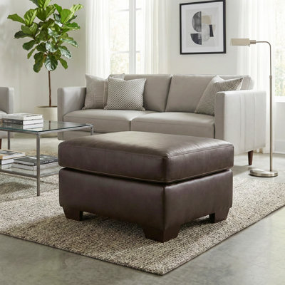  Holmes Leather Upholstered Ottoman