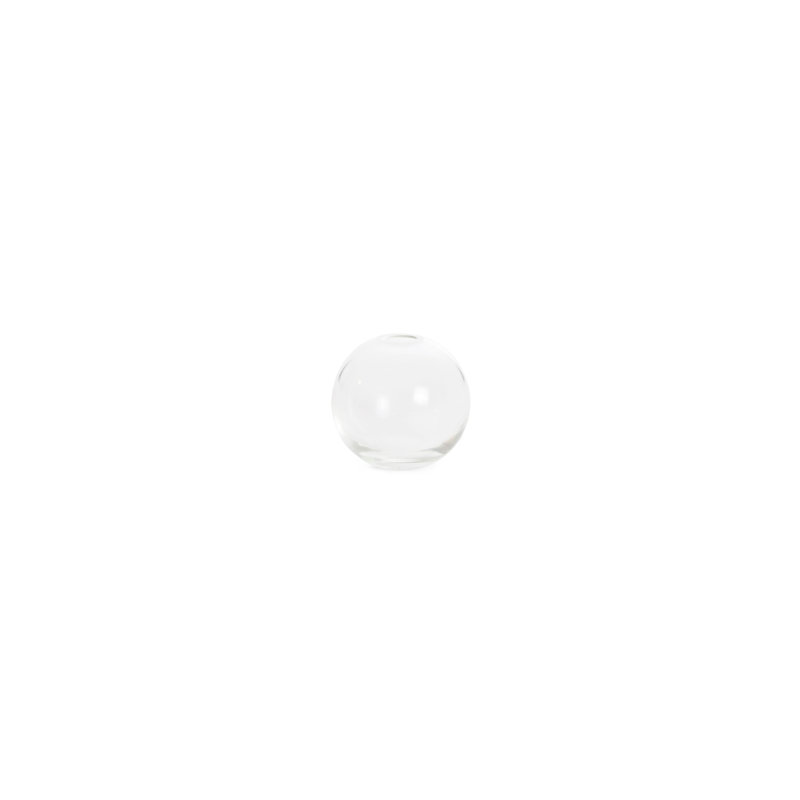 Aurora Clear Handblown Glass Sphere Table Vase