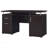Rochelle Cappuccino 2-Drawer Office Computer Desk With Compact Storage And Elegant Design For Modern Workspaces-1736574403