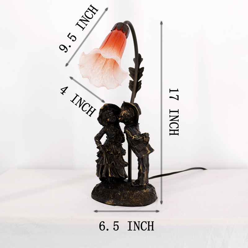Amarillo Resin Desk Lamp, Orange