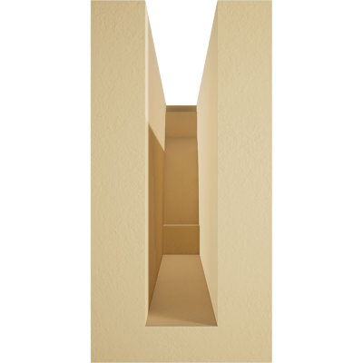 5"W x 10"H x 30"L Standard Mediterranean Signature Urethane Rafter Tail, Primed Tan
