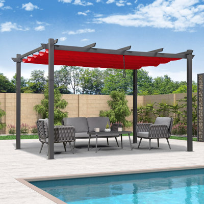 Aluminum Pergola with Canopy