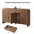 Elegant Arched 2-Drawer Cabinet: Versatile 3-In-1 Media Console, Sideboard & Dresser-1241012751