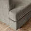 Canapé modulaire moderne à 6 places avec canapé-lit en velours côtelé (gris)