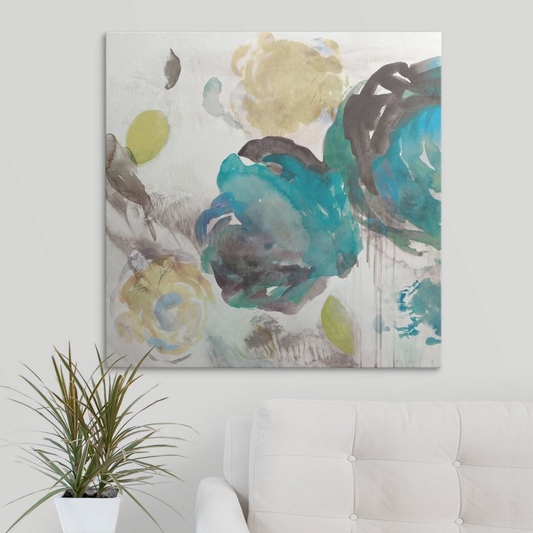 «Gouldsboro Seasons I 'Asia Jensen», reproduction d'art, H 35 po x l 35 po x P 1,5 po, Toile