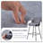 Nat Modern Fabric Upholstered Bar Stools with Spring-1187533952