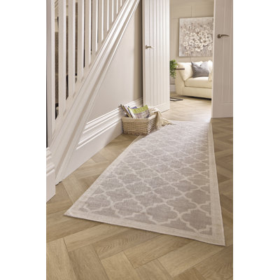 Gundolf Geometric Chenille Area Rug