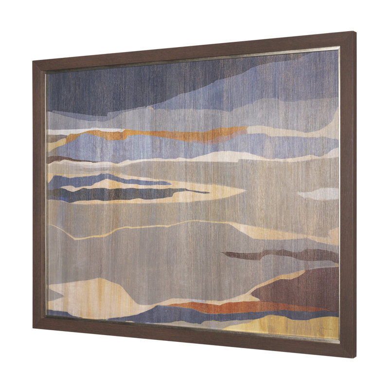 «Far & Away» par Nancy Crowell, reproduction d'art encadrée à la main