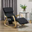 HOMCOM Rocking Chair Recliner with Adjustable Footrest-707533114