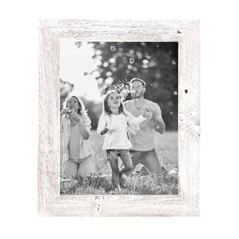 Cadre photo Loyce, Blanc, 9" x 10"