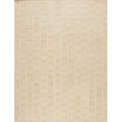 Bella Wool Abstract Area Rug in Beige