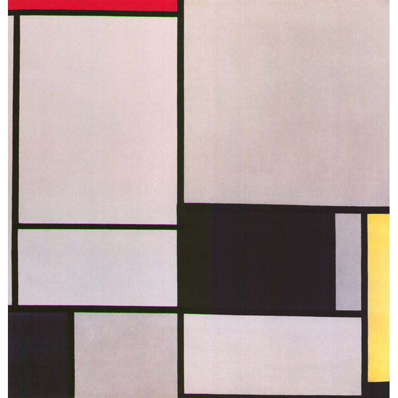 Composition No. 2, 38" H x 36" W