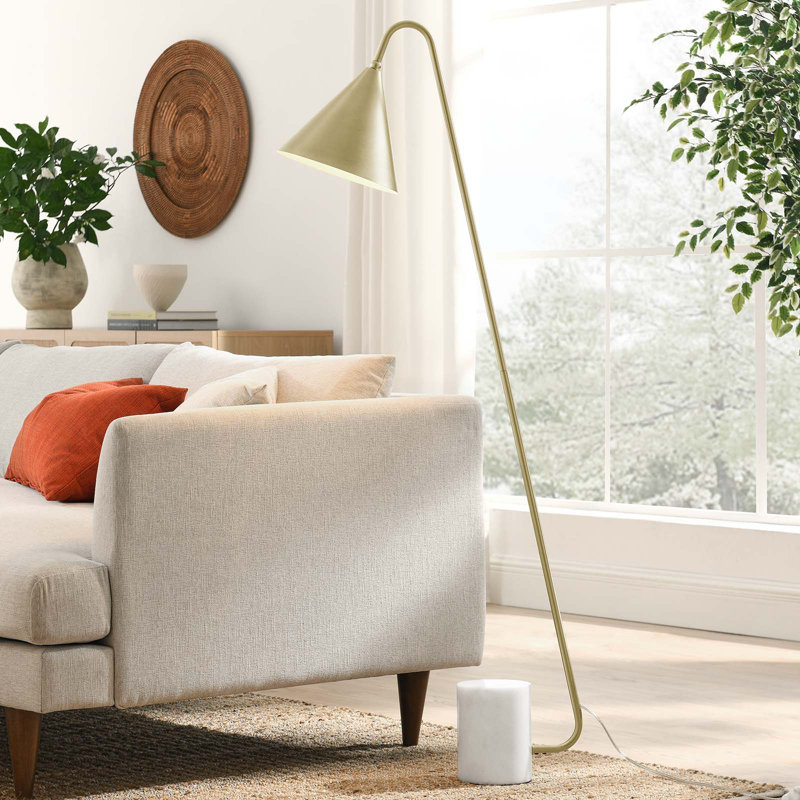 Modway Ayla 57.5'', Satin Brass