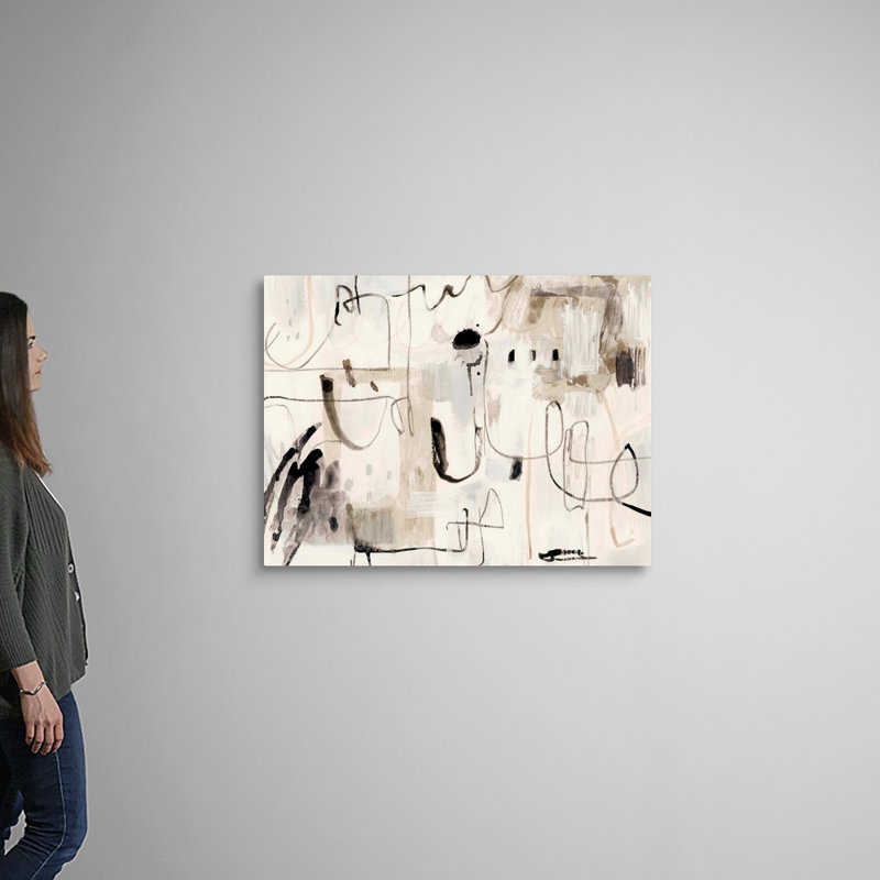 «Net Neutral I» par Victoria Barnes, reproduction d'art sur toile, Toile tendue, H 30 po x l 40 po x P 1,25 po