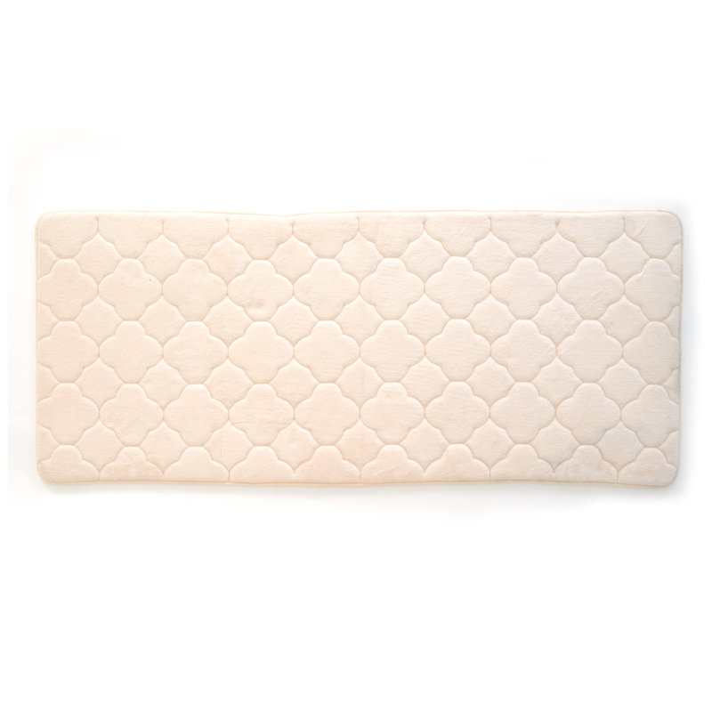 Tapis pour salle de bain Deleo, Tapioca, l 24 po x L 60 po