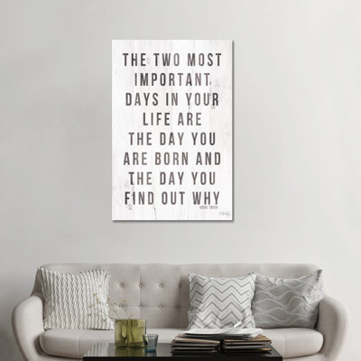 " Two Most Important Days " by Marla Rae