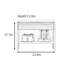 Banc de rangement pour chaussures 23,6 po-109323501