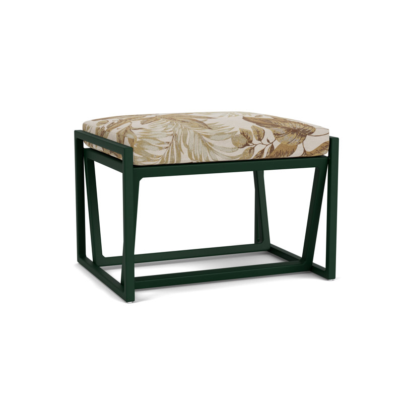 Summit Outdoor Ottoman, Woodland, Botanic Willow