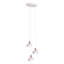 Luminaire suspendu contemporain 3 lumières grappe Renmarco-514149446