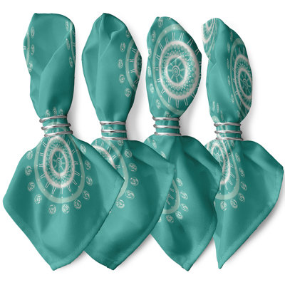 Areanna Polyester Geometric Square Napkin