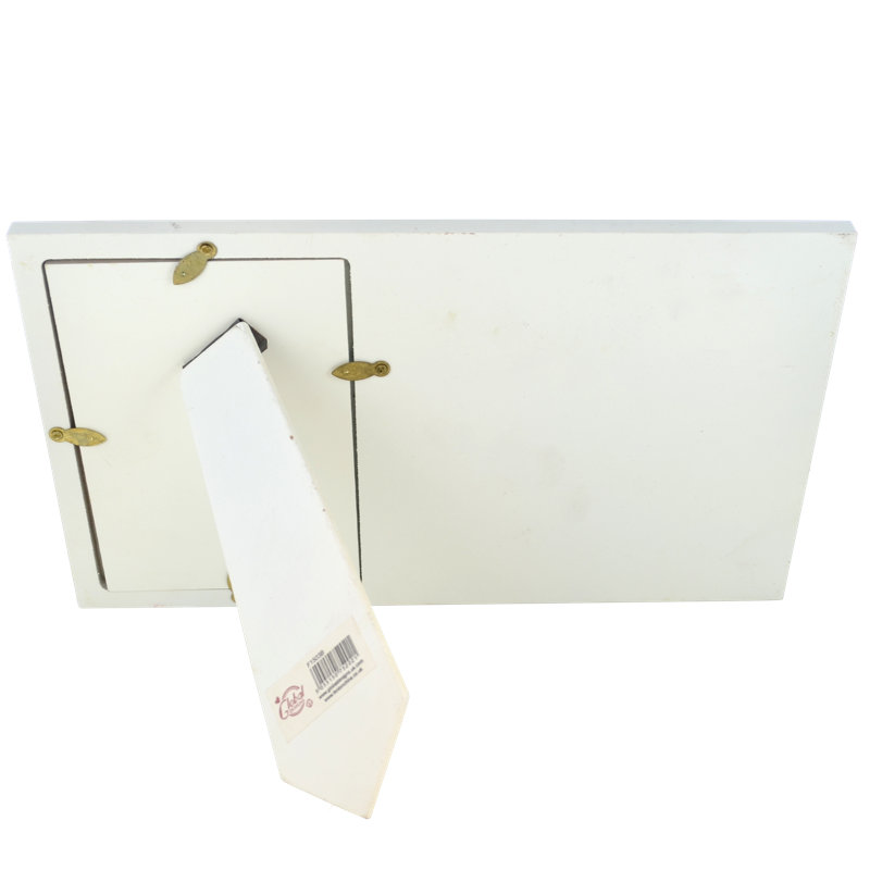 Cream Solid + Manufactured Wood Picture Frame