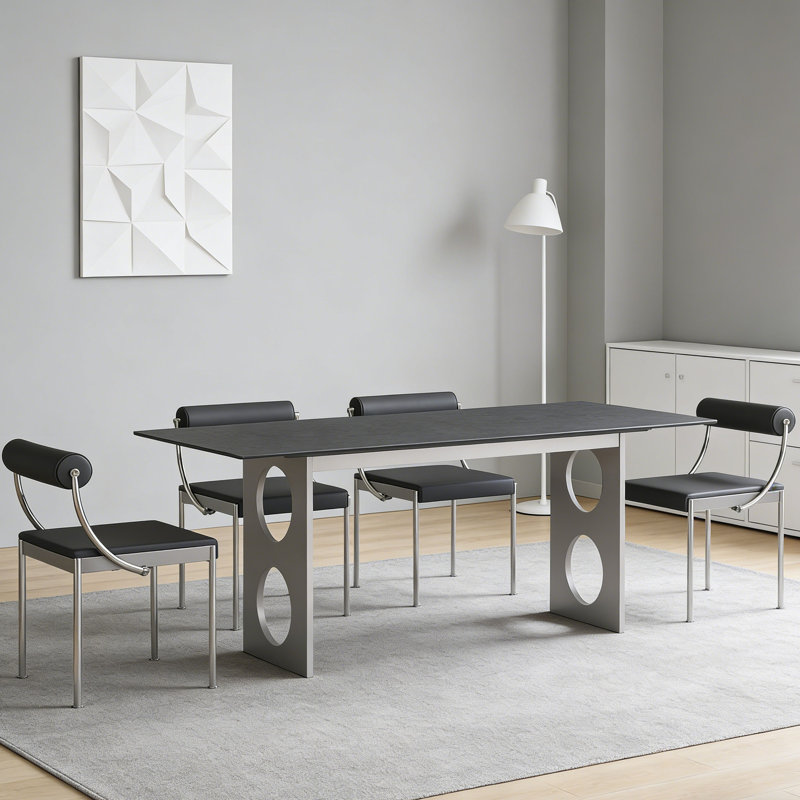 Modern Stainless Steel Dining Table