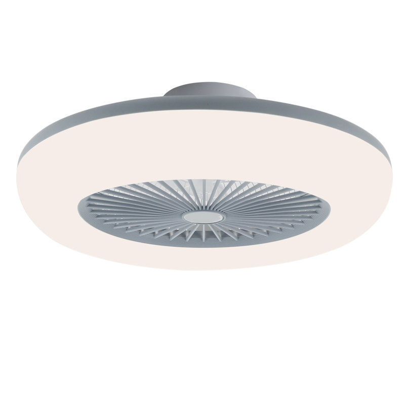 55cm Ceiling Fan with LED Lights, Grey
