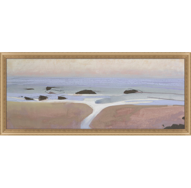 Salt Marsh 7 LG Print, Champange, 22.25" H x 51.25" W x 1.88" D