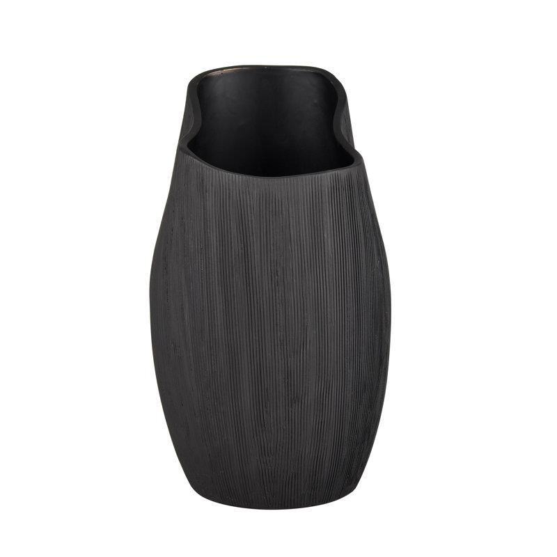 Vase Pashko - Noir, Noir