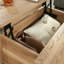 Table basse à plateau relevable Annagail Brown