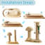 Grattoir pour chat en sisal avec jouets Teaser