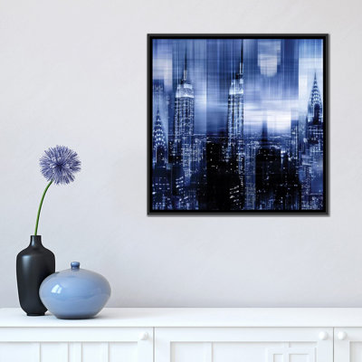 " NYC - Reflections In Blue II " by Kate Carrigan