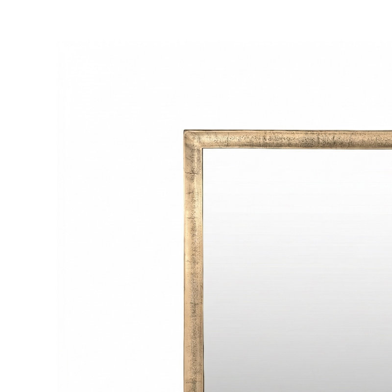 Miroir mural rectangulaire en métal, H 30 po x l 40 po