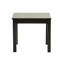 Élégant ensemble de tables de salon gris foncé 3 pièces - 1 table basse et 2 tables de bout, style classique et contemporain, + panneau de particules, bois d'hévéa gris sophistiqué 1 2 moderne,