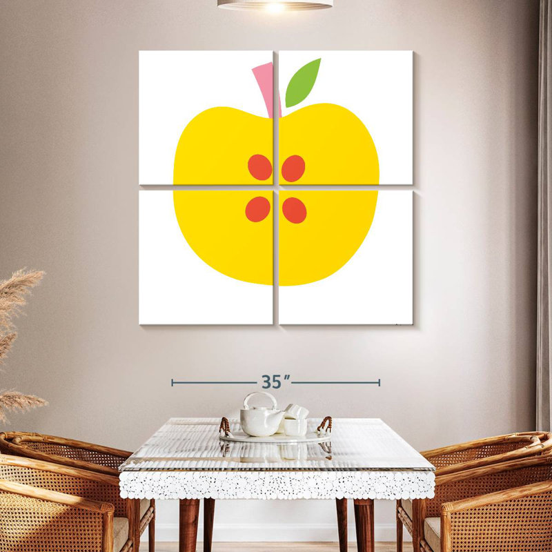 Pomme jaune Yarlin, H 45 po x l 45 po