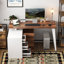 61.2” Wide Corner L-Shaped Computer Desk With 3 Drawers-1562449561