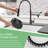 Led Pull Down Kitchen Faucet, Oil-Rubbed Bronze, Single Handle, Efficient Water Usage Bronze Color, Versatile Use-608497374