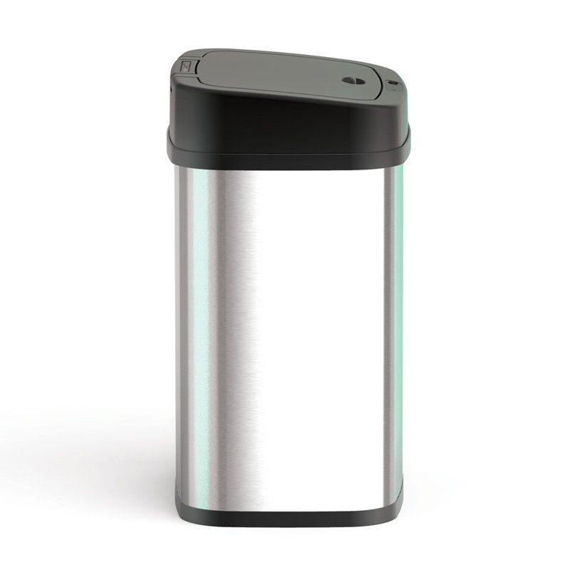 Nine Stars 3.2 Gallon Stainless Steel Motion Sensor Trash Can