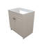 Base de meuble-lavabo simple SmartFold de 30 po seulement en blanc
