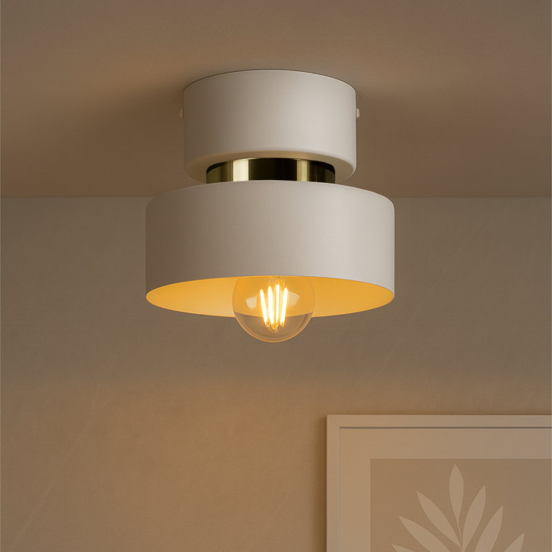 Flush Mount, White